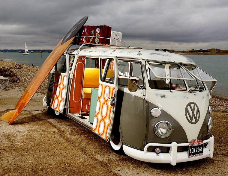 Volkswagen Camper t1 хиппи