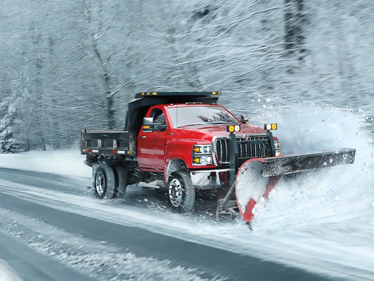 Грузовик зимой