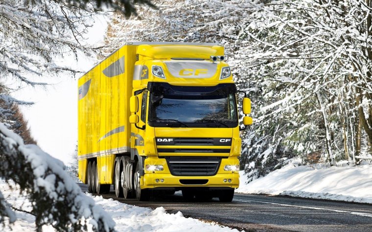 DAF cf85 жёлтый