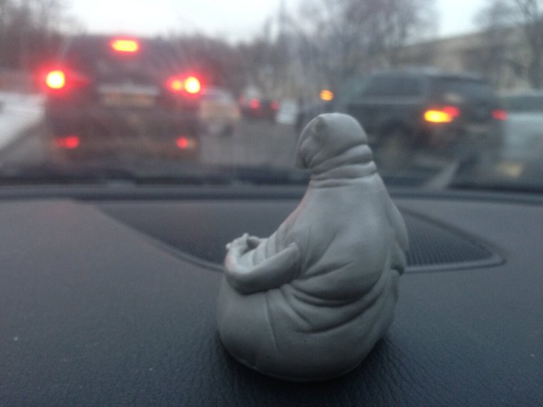 Ждун в пробке