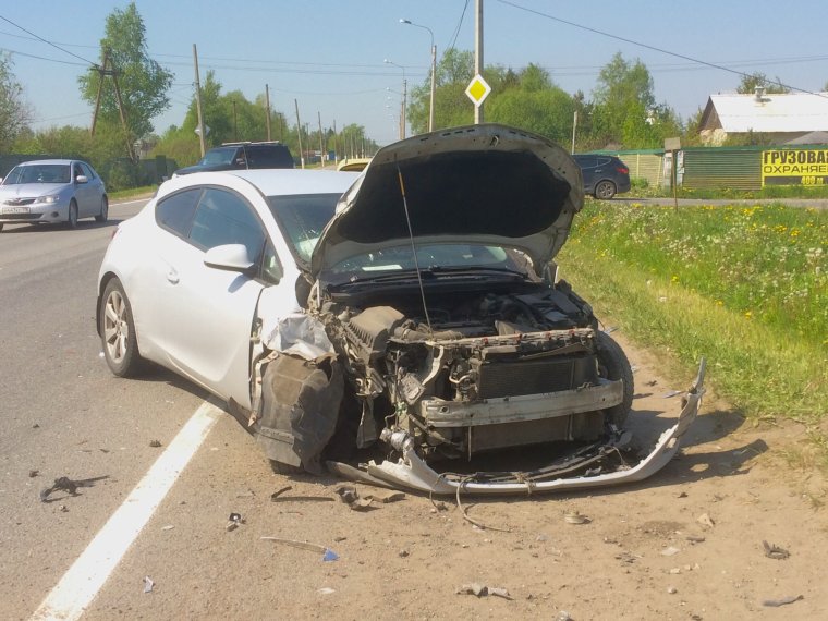 Авария Опель Астра j