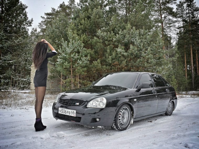 Девушка в приоре