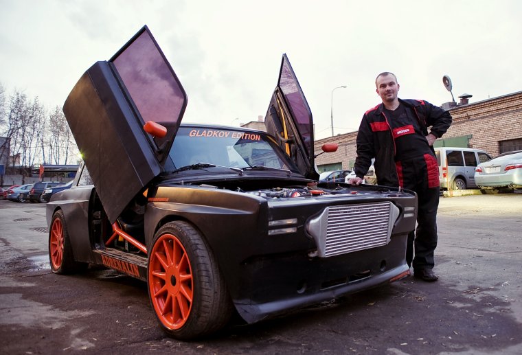 Про 2105 Lada goes gt-r Top Gear