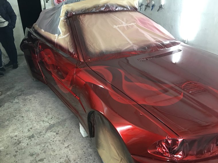 Интересная покраска авто