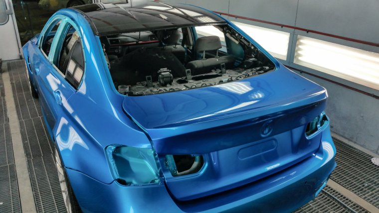 Голубой Candy покраска