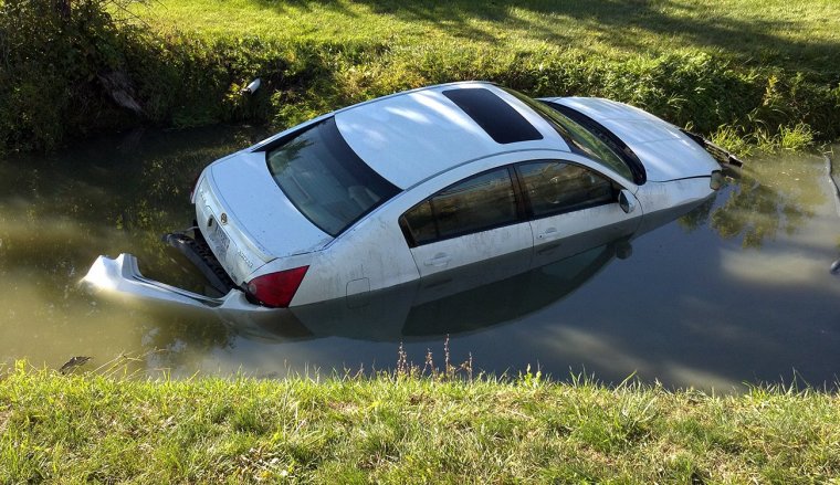 Утопленная машина