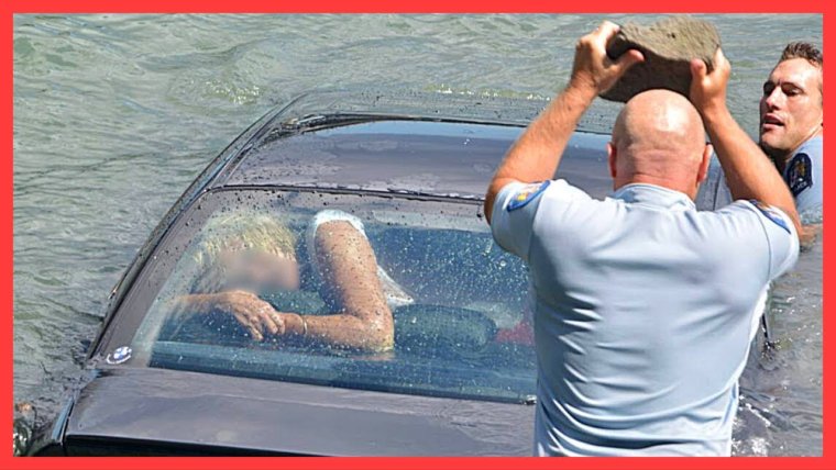 Утонувшие автомобили с людьми