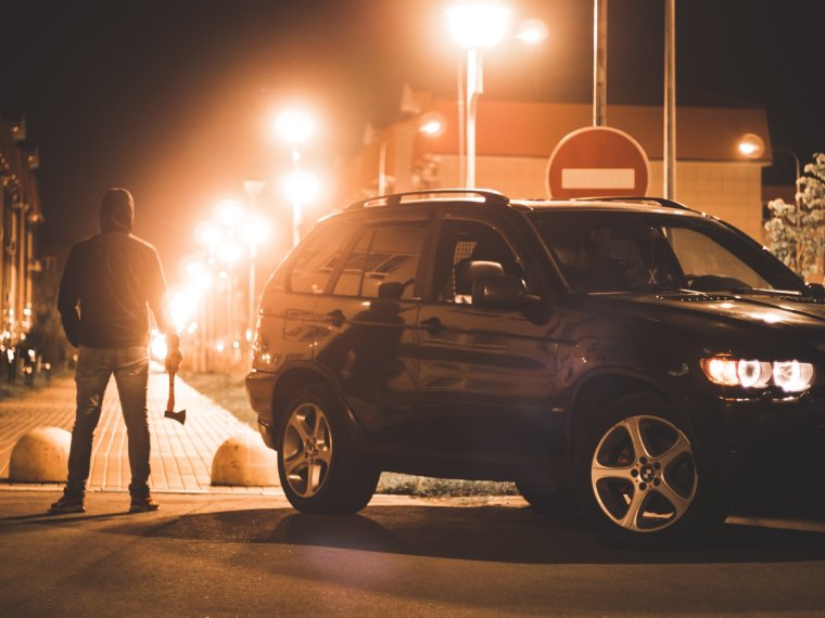 BMW x5 e53 ночью