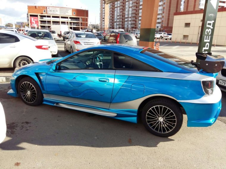 Покраска авто в два цвета с плавным переходом