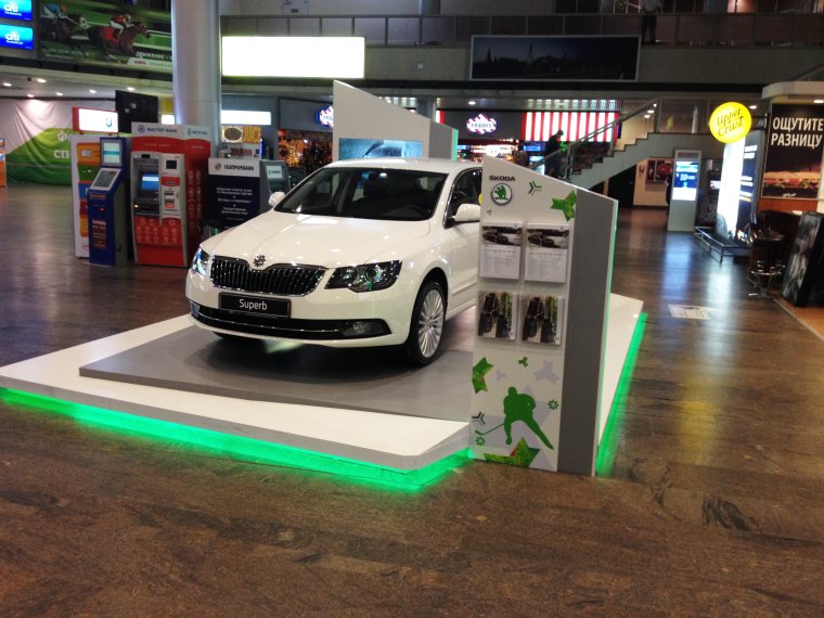 Автомобильные выставочные подиумы