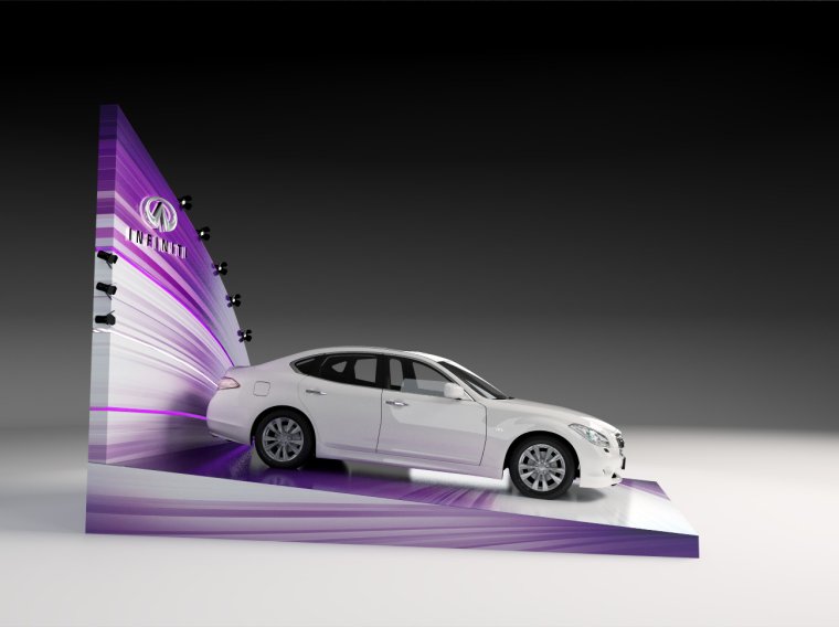 Подиум для автомобиля