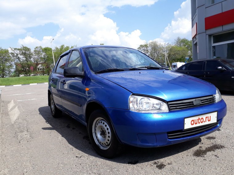 Лада Калина 2006 седан голубая