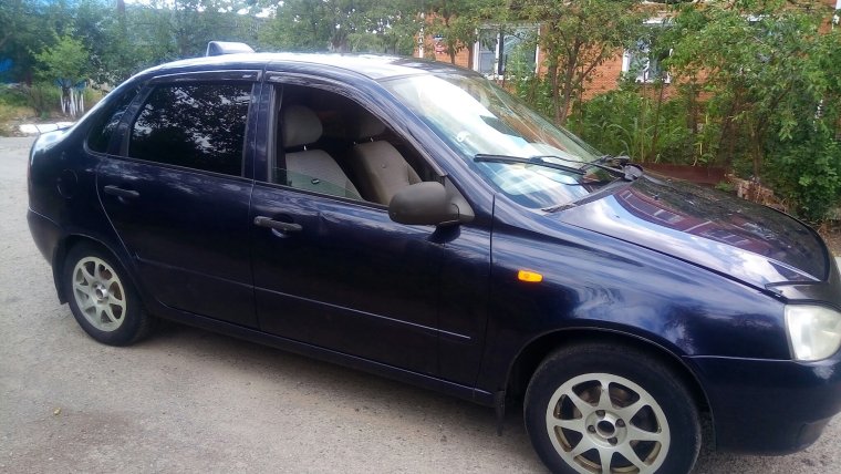 Лада Калина седан 2007 темно синий