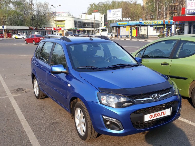 Лада Калина 2 универсал синяя