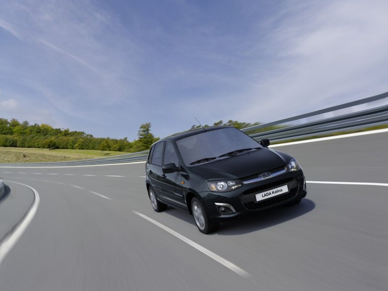 Лада Калина хэтчбек зимой