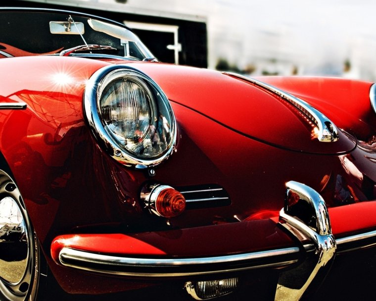 Постер ретро автомобиль