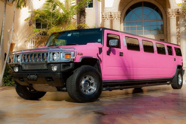 Pink Hummer Limo