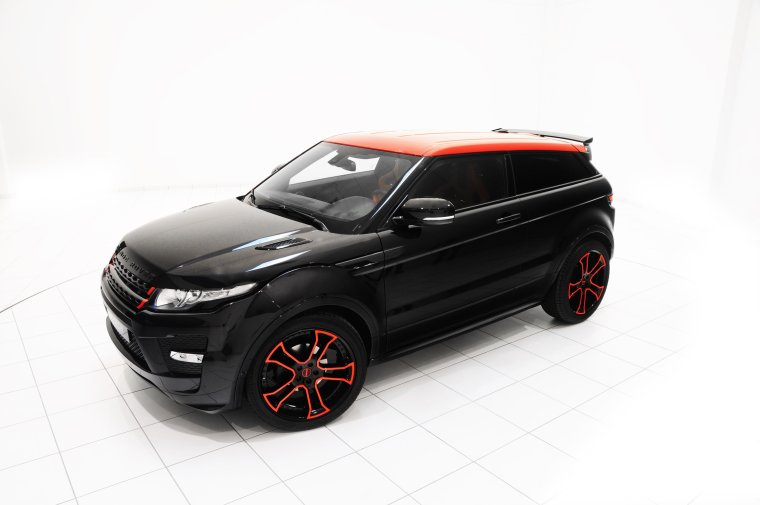 Range Rover Evoque красный с черной крышей