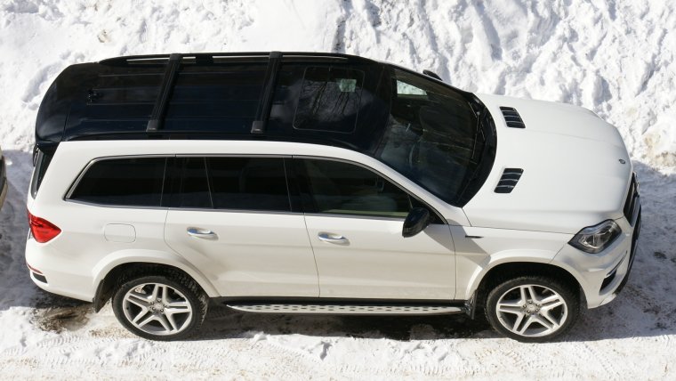 Мерседес gl с черной крышей 164