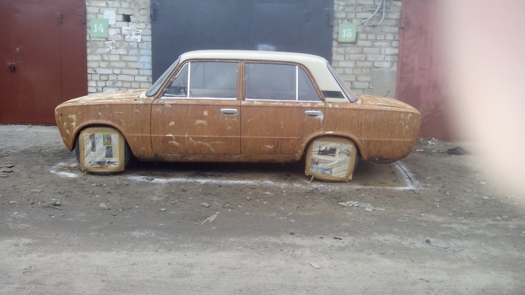 ВАЗ 2101 грязная
