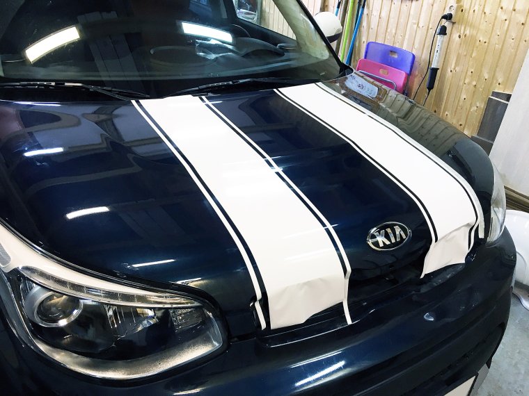 Полосы на капот