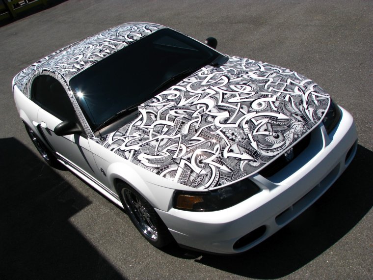 Разрисованный капот