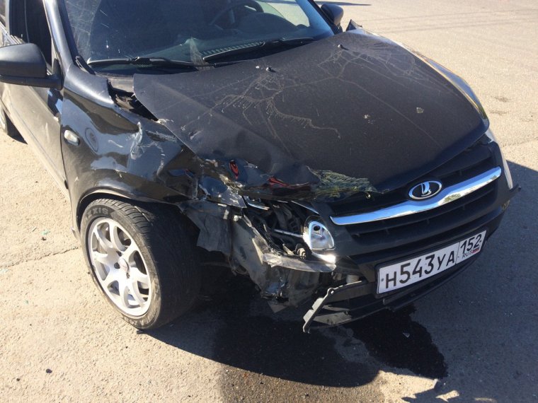 Лада Гранта лифтбек ДТП