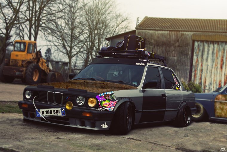 BMW e30 камуфляж