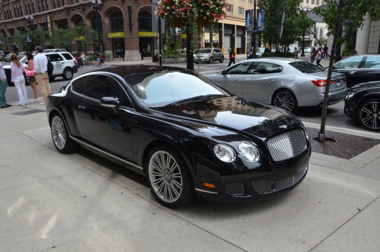 Bentley Continental gt фиолетовый