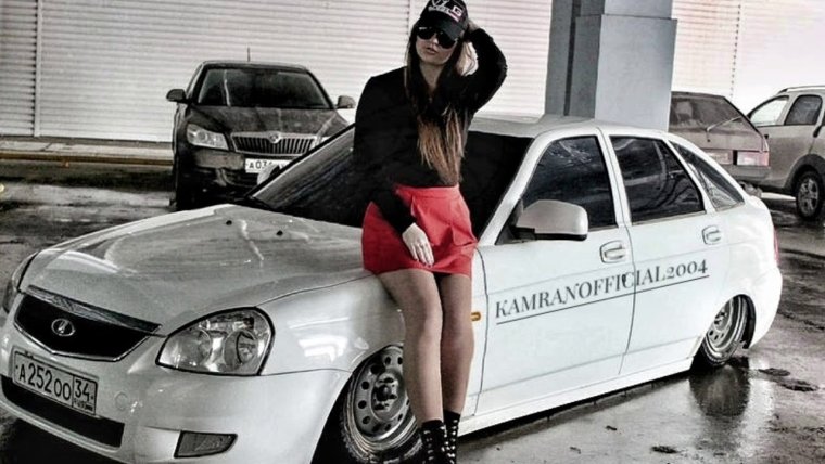 Приора с девочками