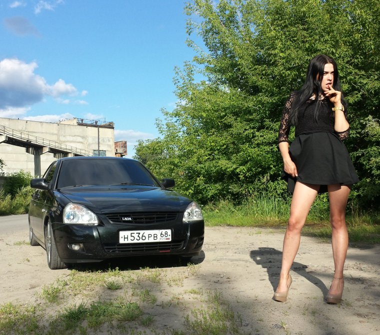 Приора с девочками