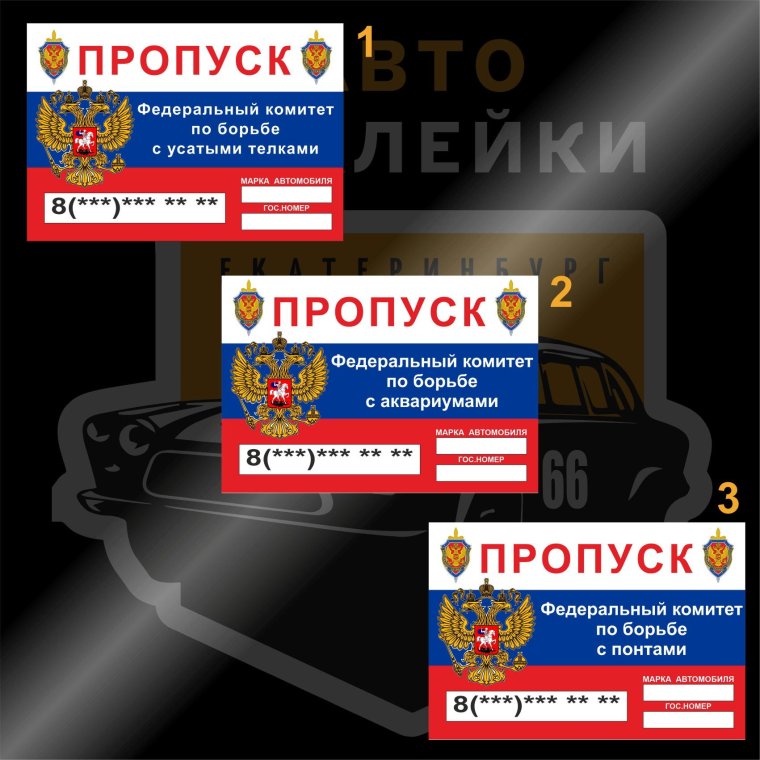 Пропуск на стекло