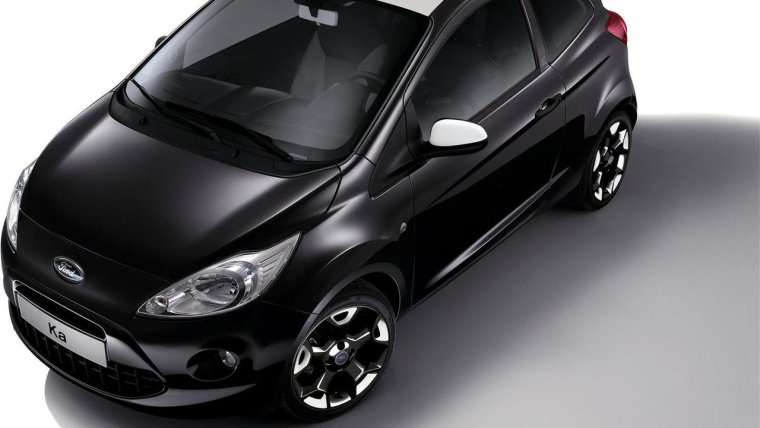 Ford Fiesta Black and White 2017