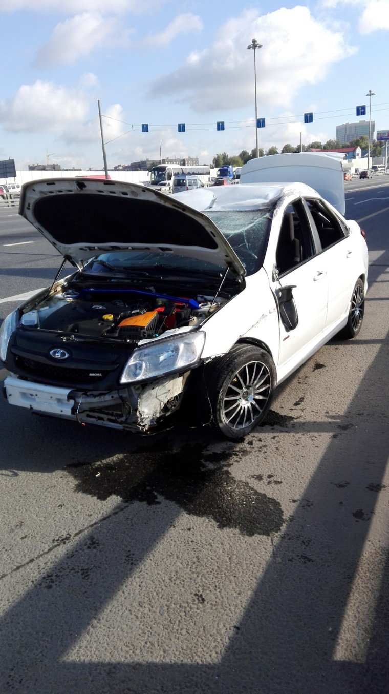 Разбитая Гранта спорт