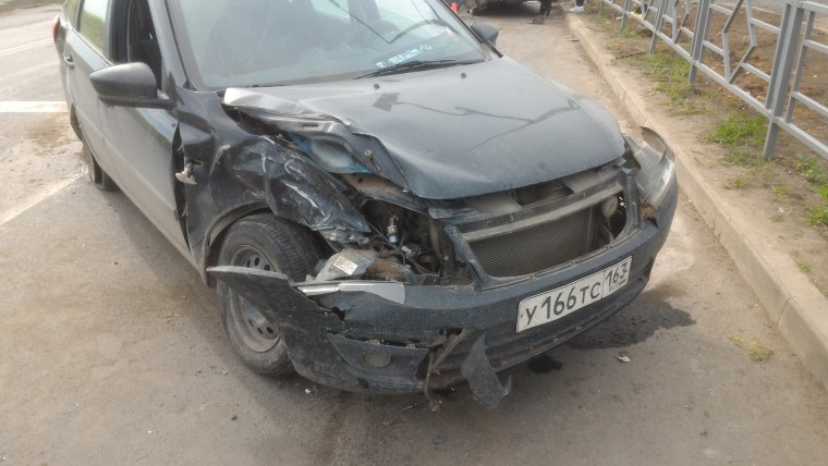 Разбитая Лада Гранта Персей