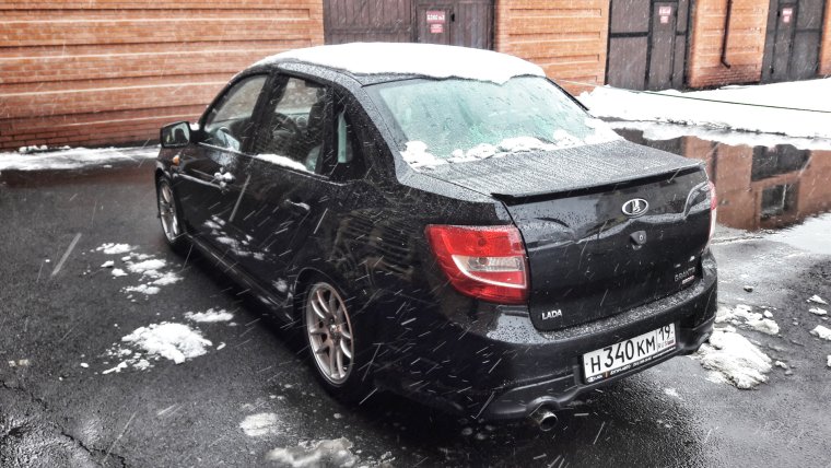 Разбитая Гранта спорт