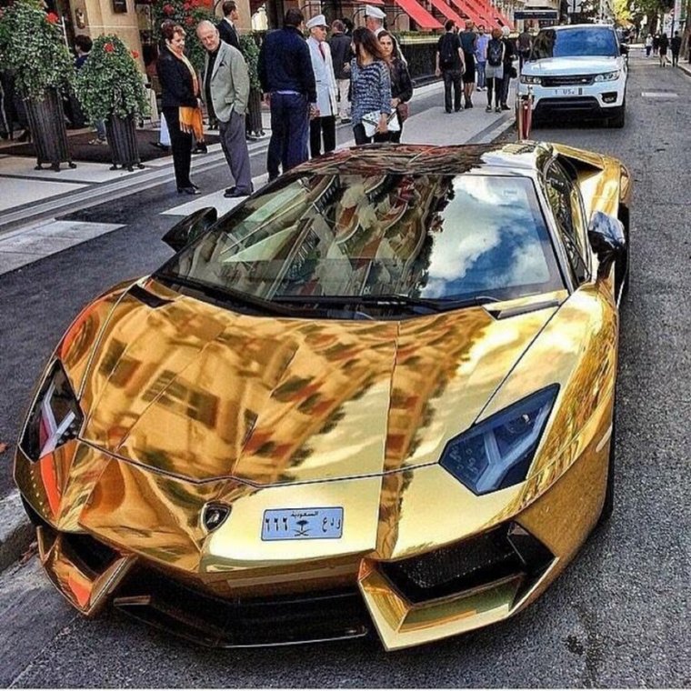 Золотой Бугатти Ламборджини