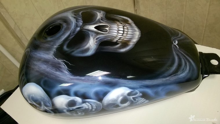 Фольксваген Жук аэрография вагина