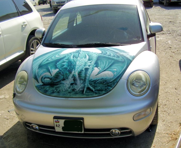 Volkswagen Beetle аэрография