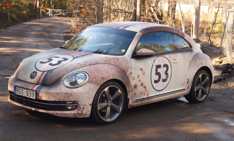 VW New Beetle аэрография