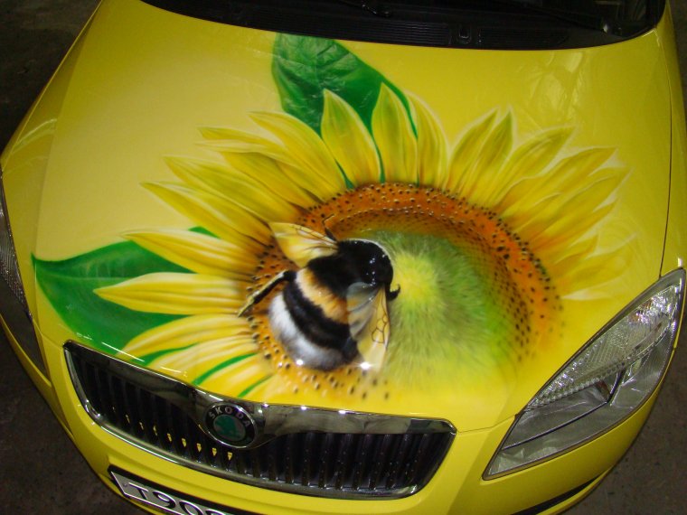 Аэрография на прицепах