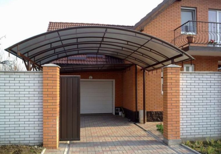 Навес под машину