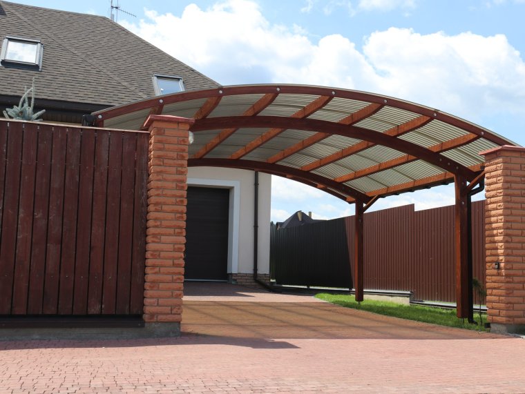 Навес металлический