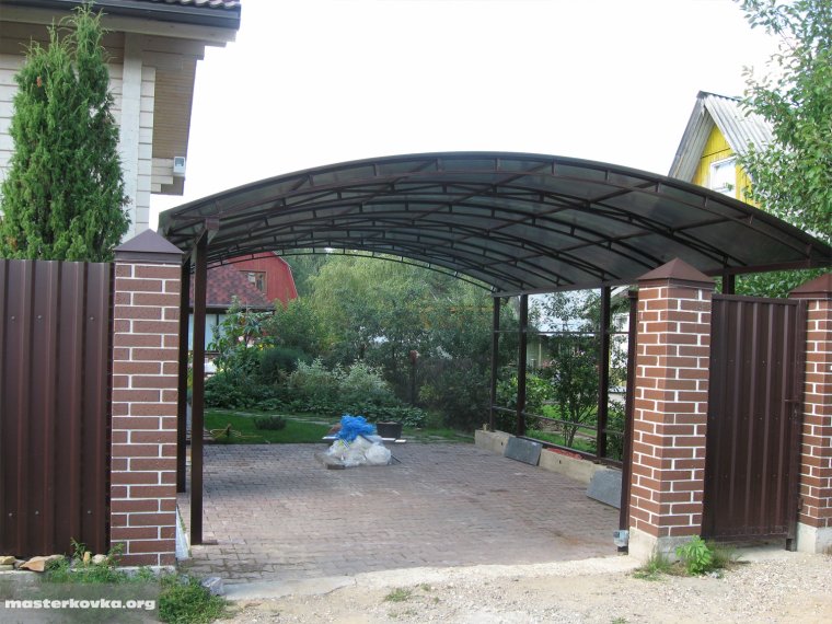 Навес для машины 7500*3700