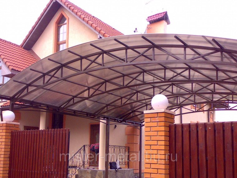 Беседка из кирпича