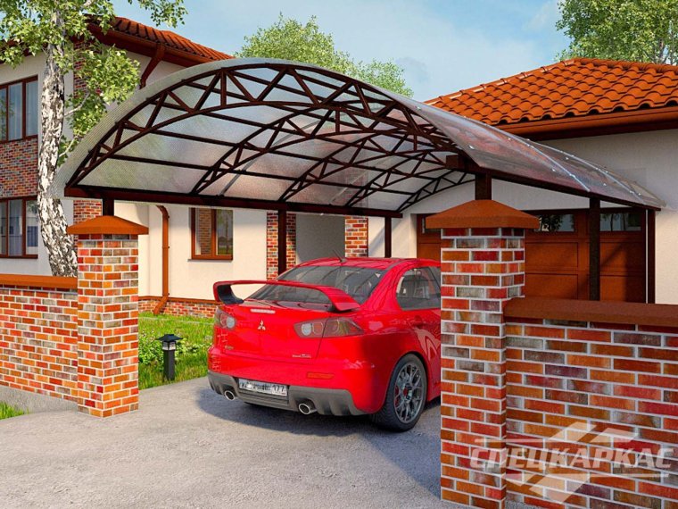 Навес для машины 7500*3700