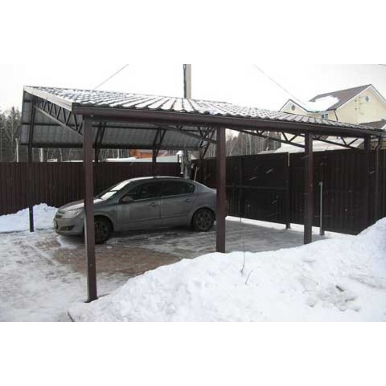 Навес для машины из металла