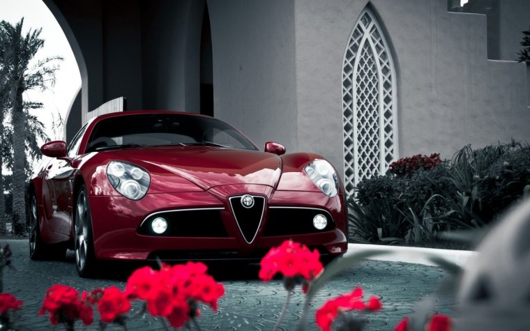 Alfa Romeo 8c 4k