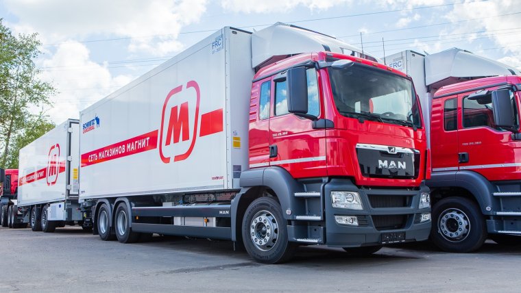 Грузовик ман ТГС 28 магнит