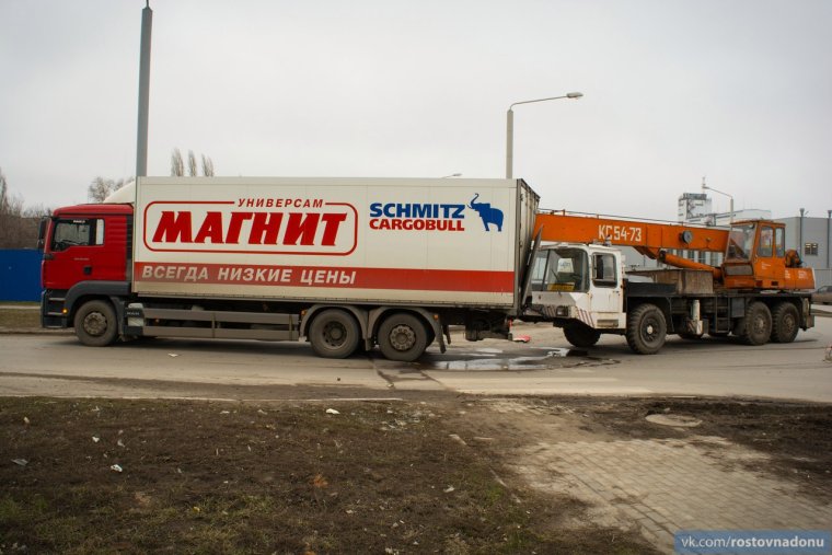 Фура магнит с прицепом